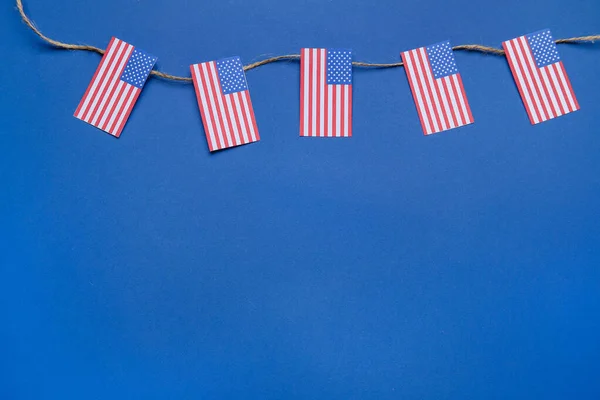 紙アメリカ国旗の色背景 — ストック写真