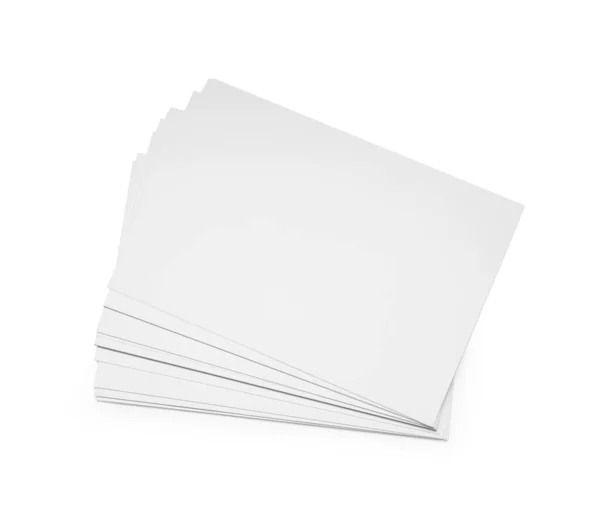 Prázdné Listy Papíru Světlém Pozadí — Stock fotografie