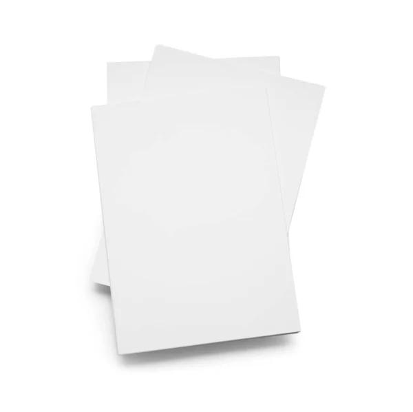 Blank Sheets Paper Light Background — Stock Photo, Image