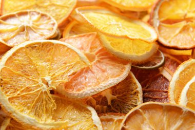 Arka plan olarak kurutulmuş turunçgiller