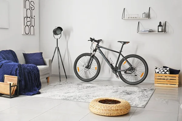 Bicycle Interior Living Room — Stock Photo, Image