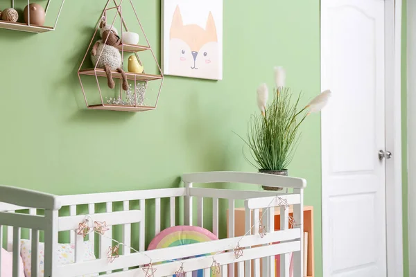 Elegante Interior Habitación Infantil Moderna —  Fotos de Stock