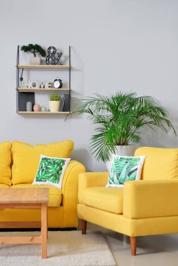 Şık bir oturma odası.