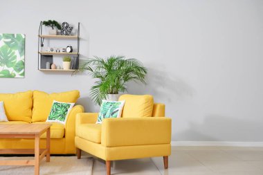 Şık bir oturma odası.