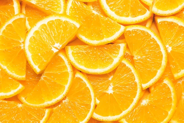 Pieces Fresh Oranges Background Royalty Free Stock Images