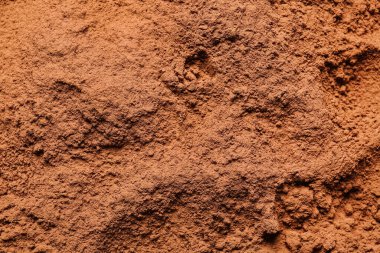 Arkaplan olarak kakao tozu yığını