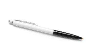 Beyaz arkaplanda ofis kalemi