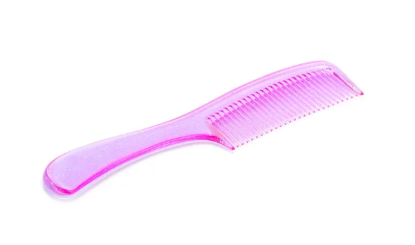 Plastic Hair Comb White Background — Stock Photo, Image