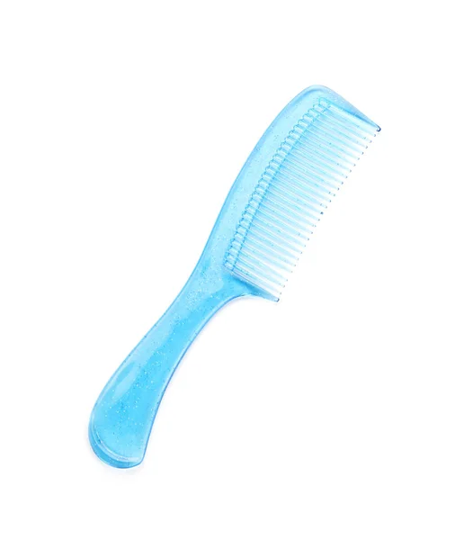 Plastic Hair Comb White Background — Stock Photo, Image