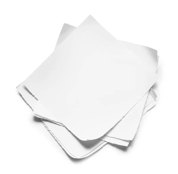 Blank Sheets Paper Light Background — Stock Photo, Image