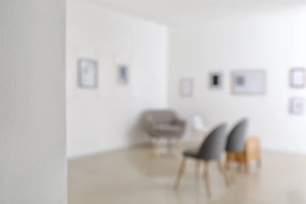 Innenraum Der Galerie Für Moderne Kunst Verschwommene Sicht — Stockfoto