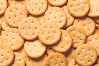 Arkaplan olarak lezzetli krakerlerin dokusu