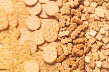 Arkaplan olarak lezzetli krakerler