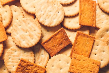 Arkaplan olarak lezzetli krakerler