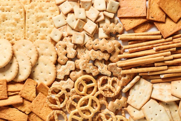 Sabrosas Galletas Diferentes Como Fondo — Foto de Stock