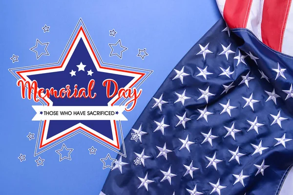 Greeting Card Memorial Day Celebration — Stock Photo, Image