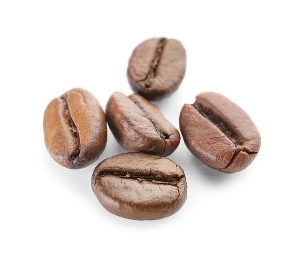Coffee Beans White Background Royalty Free Stock Images