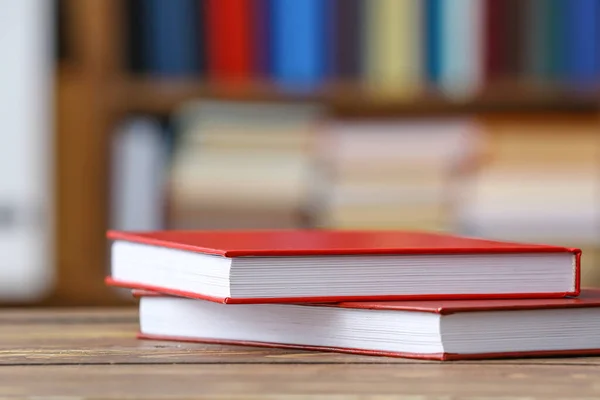 Books Table Library — Stock Photo, Image