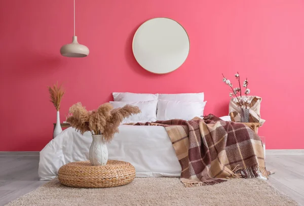 Stylish Interior Modern Bedroom — Stock Photo, Image