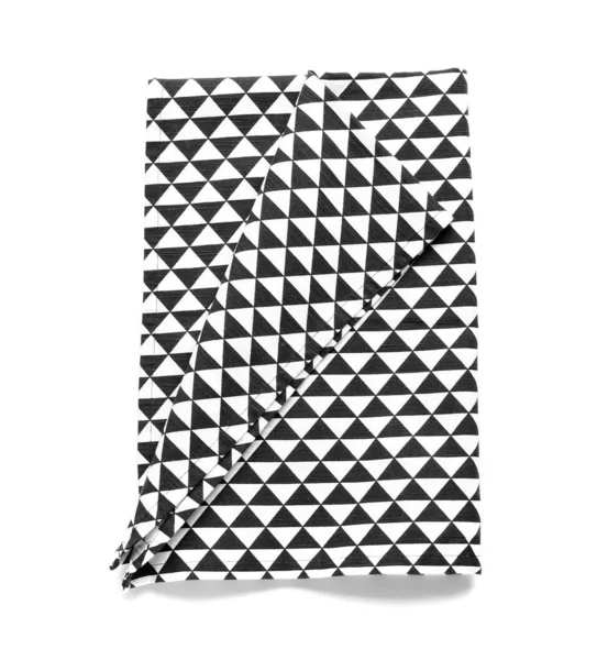 Fabric Napkin White Background — Stock Photo, Image