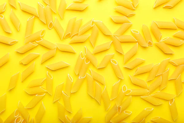 Uncooked Pasta Color Background — Stock Photo, Image