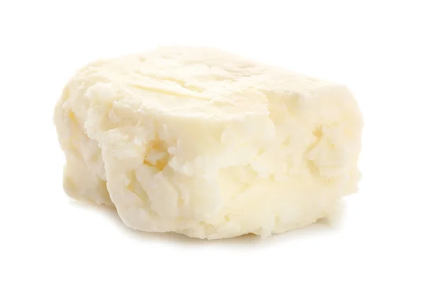 Manteiga Karité Sobre Fundo Branco — Fotografia de Stock
