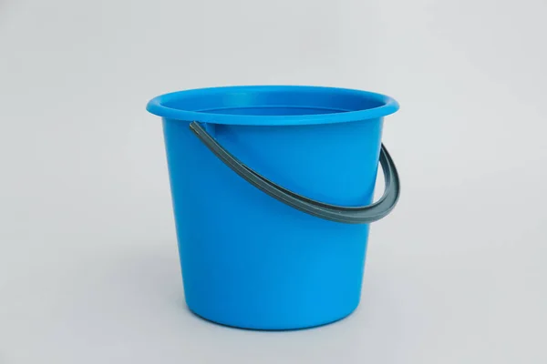 Plastic Bucket Light Background — Stockfoto