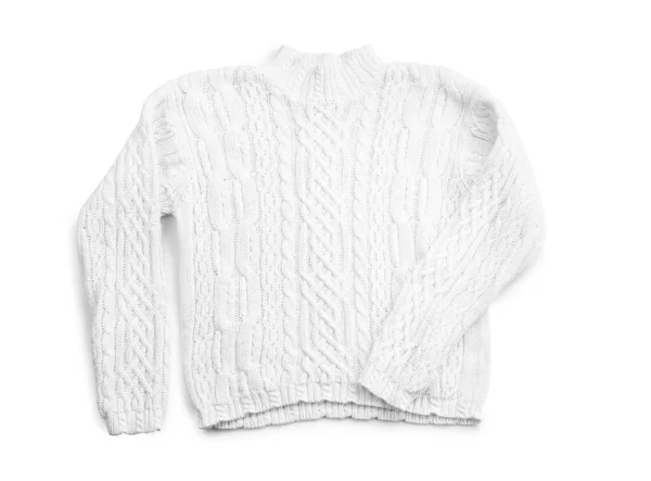 Stylish Sweater White Background — Stock Photo, Image