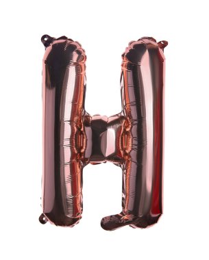 Beyaz arkaplanda H harfi şeklinde balon