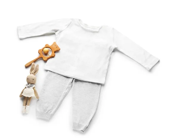 Child Clothes White Background — Stock Photo, Image