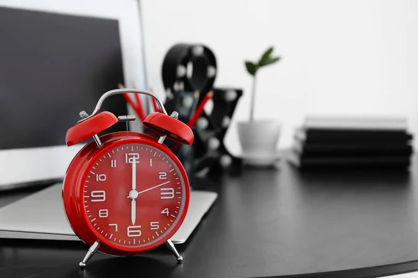 Alarm Clock Table Room — Stock Photo, Image