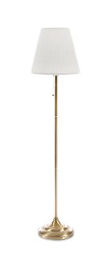 Beyaz arkaplanda şık bir lamba