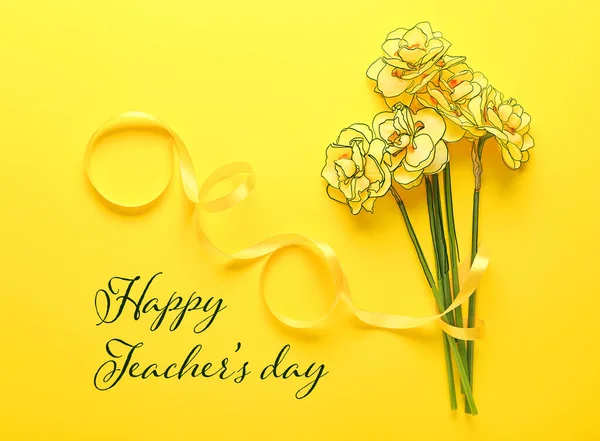 Beautiful greeting card for Happy Teacher\'s Day