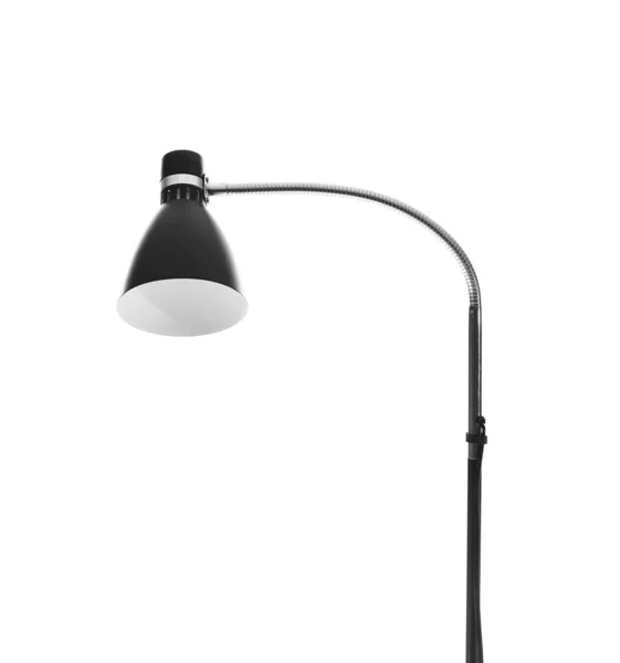 Stijlvolle Lamp Witte Achtergrond — Stockfoto