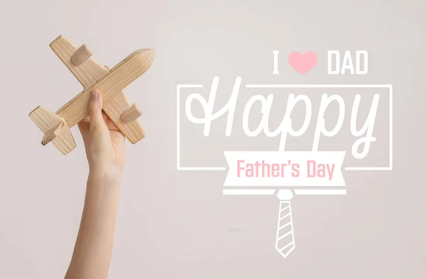 Piękna Kartka Życzeniami Dzień Ojca — Zdjęcie stockowe
