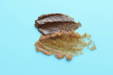 Renk arkaplanındaki vücut fırçası örnekleri