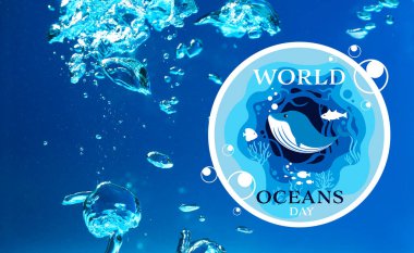 Awareness card for World Oceans Day