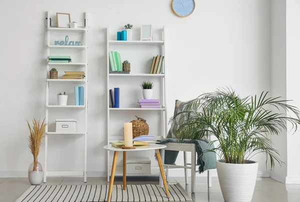 Interior Modern Room Shelf Units — Stock Photo, Image