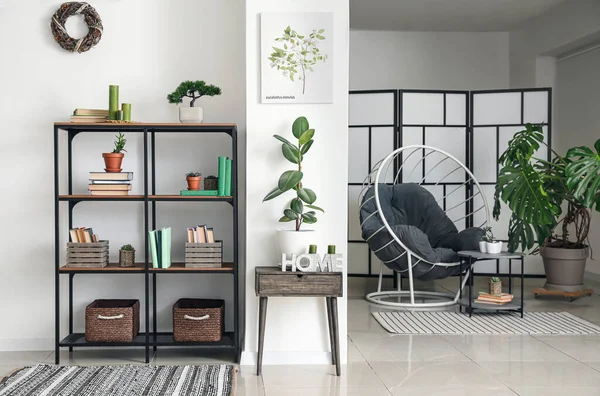 Interior Modern Room Shelf Unit — Stock Photo, Image