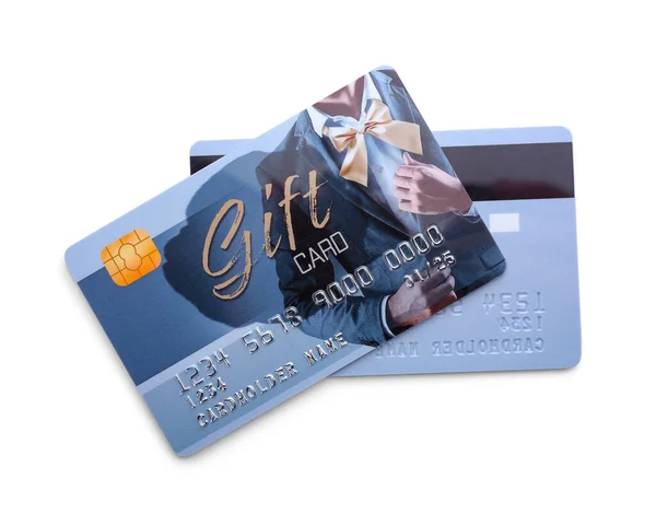 Carte Regalo Sfondo Bianco — Foto Stock