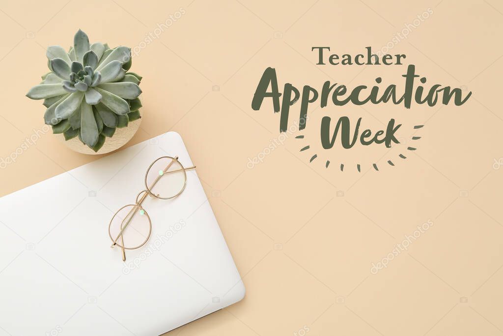Greeting card for Teacher Appreciation Week