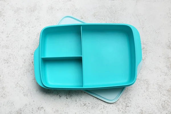 Empty School Lunchbox Light Background — Stock Photo, Image