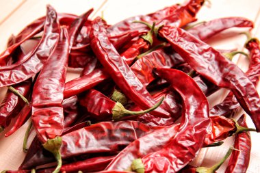 Masada acı biber, yakın plan.