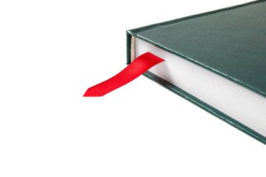 Beyaz arkaplanda yer imi olan kitap