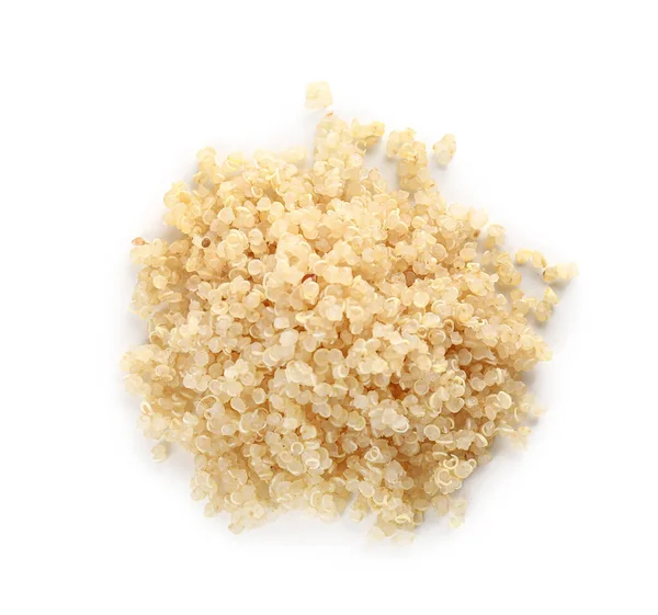 Ízletes Quinoa Fehér Háttér — Stock Fotó