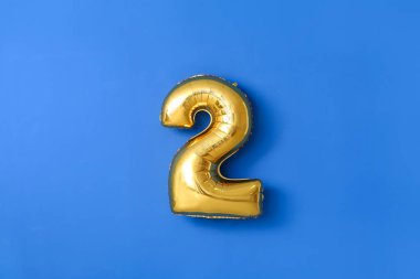 Renk arkaplan üzerinde şekil 2 şeklinde balon