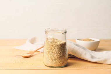 Masada sağlıklı kinoa kavanozu