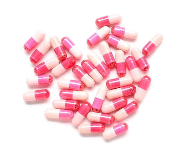 Color Pills White Background — Stock Photo, Image