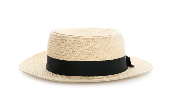 白い背景のスタイリッシュな夏の帽子 — ストック写真