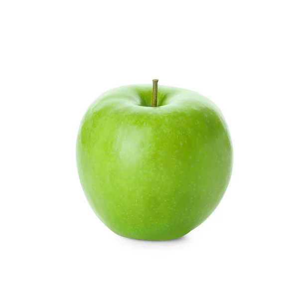 Fresh Green Apple White Background — Stock Photo, Image